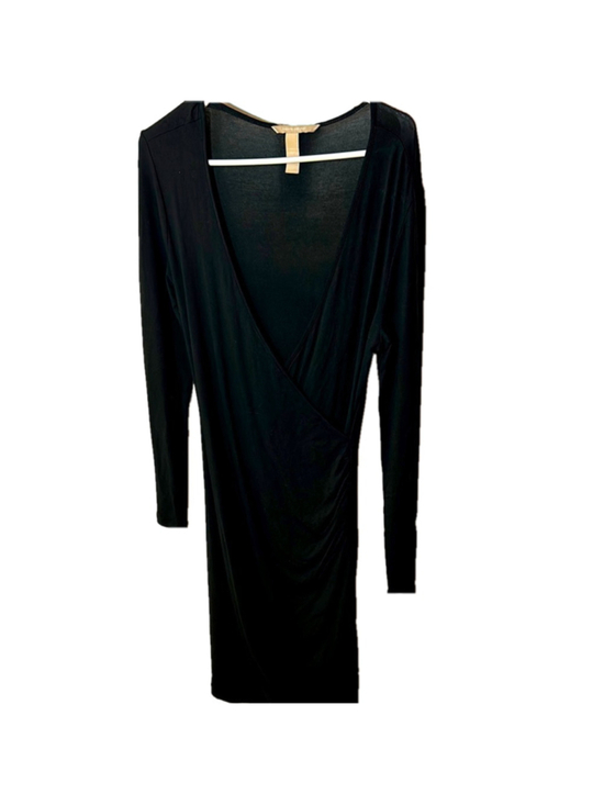 Banana Republic Dresses & Skirts - Banana Republic Black Long Sleeve Wrap Dress Small normcore